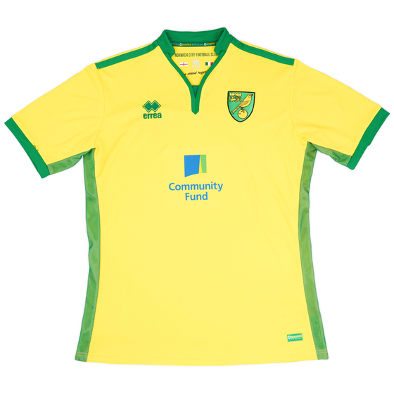 2016-17 Norwich Home Shirt - 8/10 - (XXL)