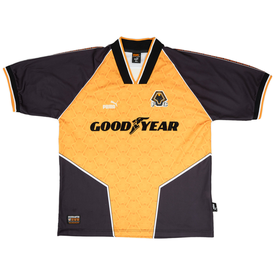 1996-98 Wolves Home Shirt - 8/10 - (XL)