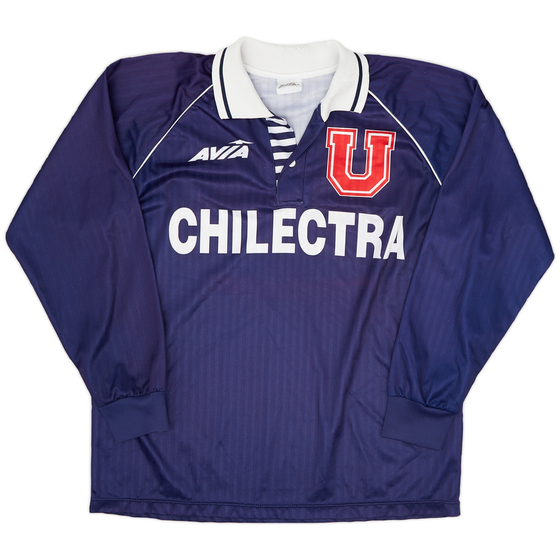 1992-94 Universidad de Chile Home L/S Shirt - 9/10 - (L)