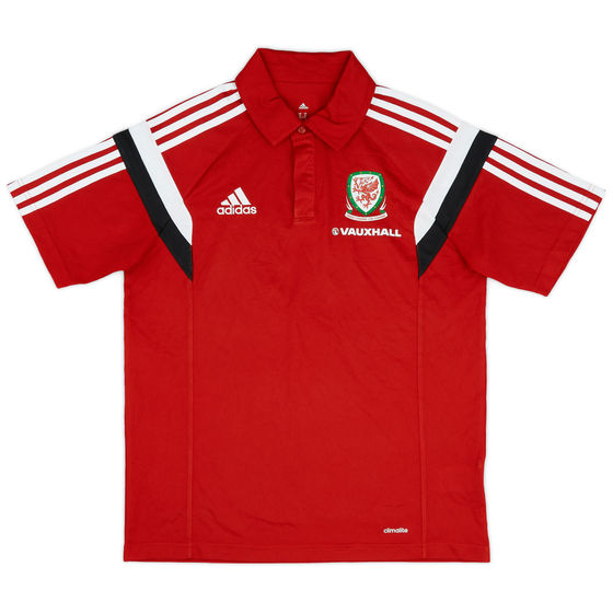2013-14 Wales adidas Polo Shirt - 9/10 - (M)