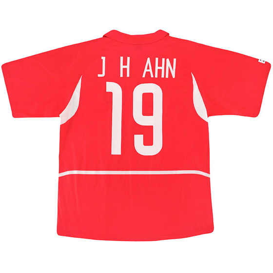 2002-03 South Korea Home Shirt J H Ahn #19 - 8/10 - (L)