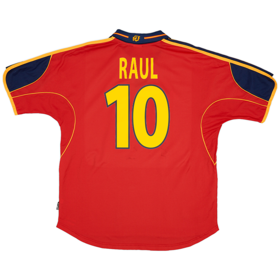 1999-02 Spain Home Shirt Raul #10