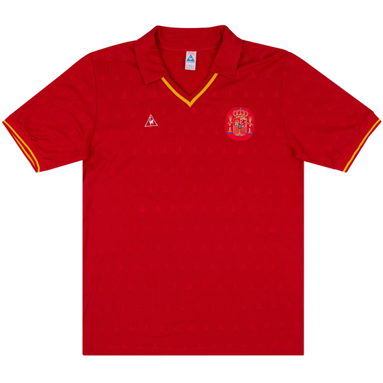 1988-91 Spain Match Issue Home Shirt #12