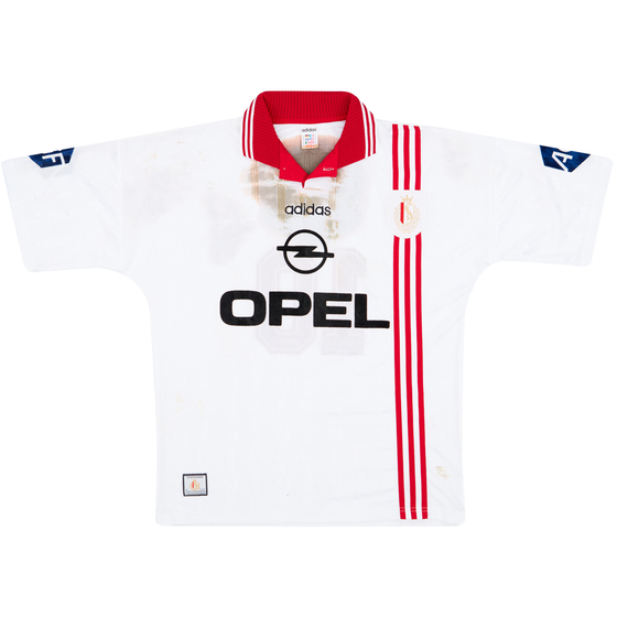1996-97 Standard Liege Match Worn Away Shirt #10 (v Lazio)