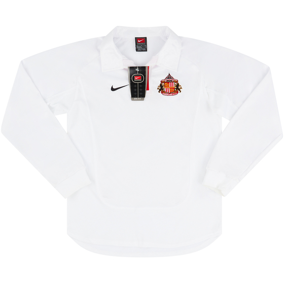 2001-02 Sunderland Nike Training Polo L/S Shirt (KIDS)