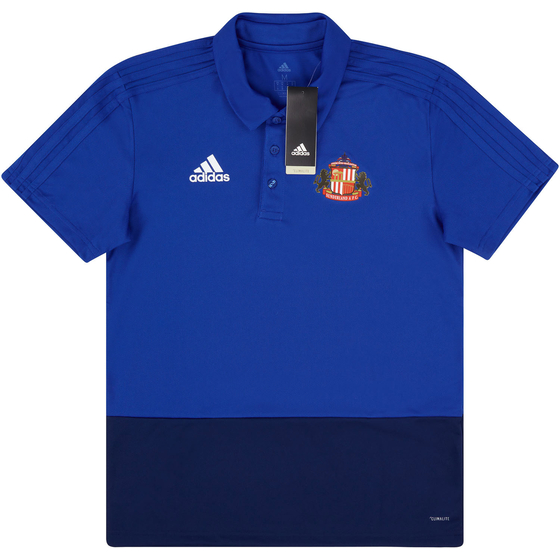 2018-19 Sunderland adidas Training Polo T-Shirt S
