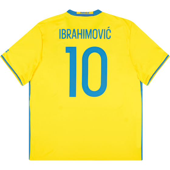 2016-17 Sweden Home Shirt Ibrahimović #10