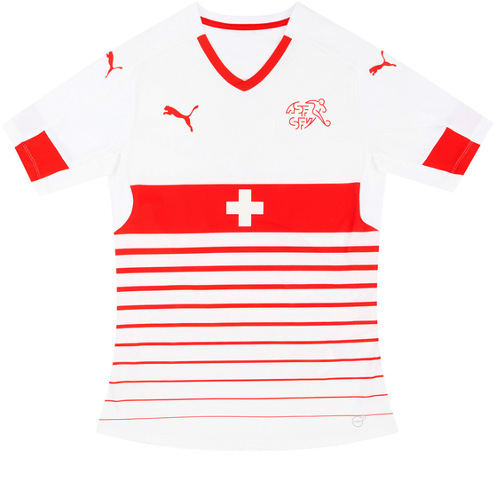 2016-17 Switzerland Player Issue Away Shirt - 8/10 - (M)