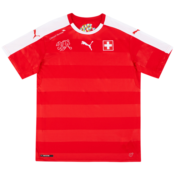 2016-17 Switzerland Home Shirt - 8/10 - (XL.Boys)