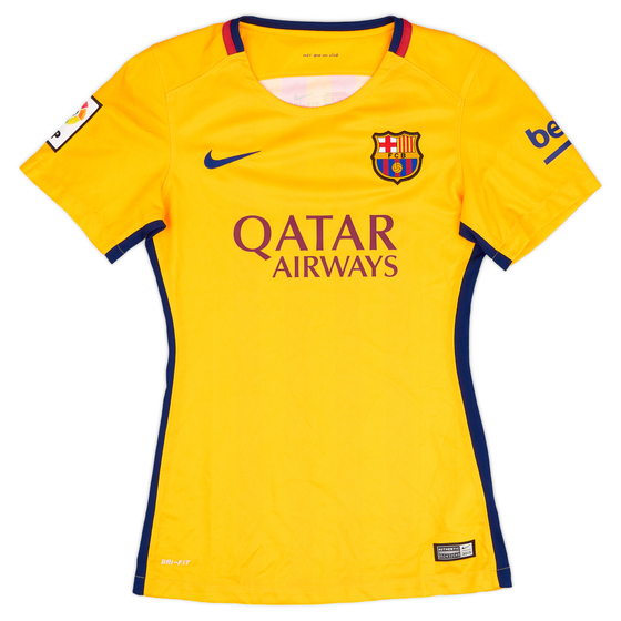 2015-16 Barcelona Away Shirt - 9/10 - (Women's XS)
