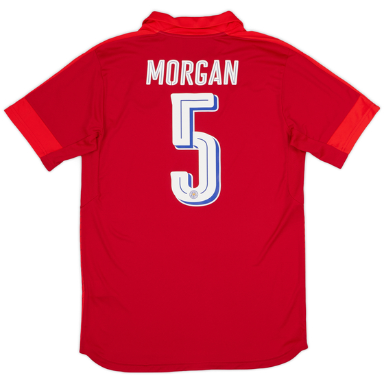 2016-17 Leicester Away Shirt Morgan #5 (M)