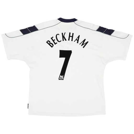 2000-01 Manchester United Away Shirt Beckham #7 - 8/10 - (XXL)