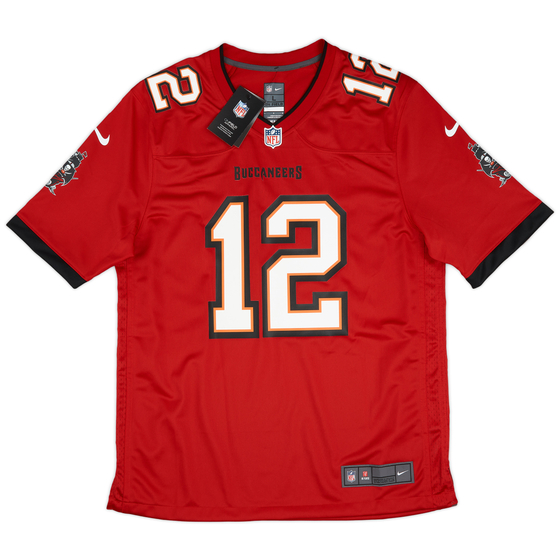 2020-22 Tampa Bay Buccaneers Brady #12 Nike Game Home Jersey (L)