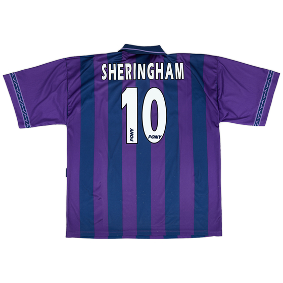 1995-97 Tottenham Away Shirt Sheringham #10 - 8/10 - (XXL)
