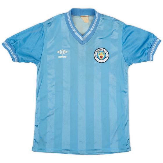 1983-85 Manchester City Home Shirt - 6/10 - (S)