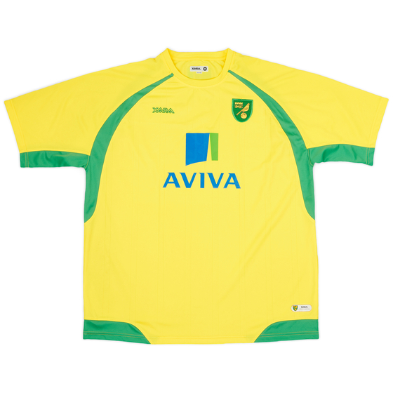 2010-11 Norwich Home Shirt - 9/10 - (XXL)