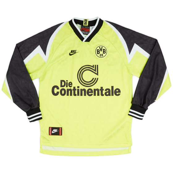 1995-96 Borussia Dortmund Home L/S Shirt - 8/10 - (S)