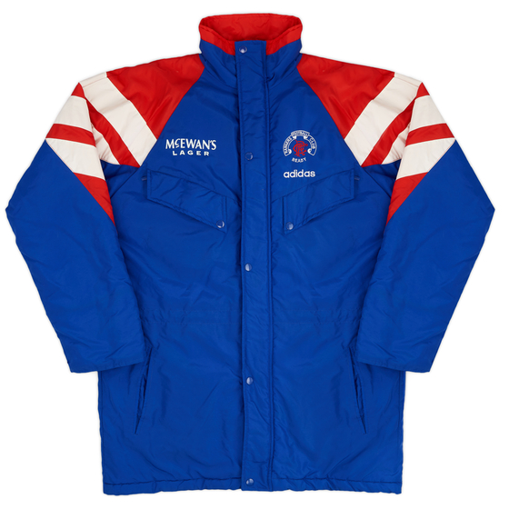 1992-94 Rangers adidas Padded Bench Coat - 9/10 - (M)