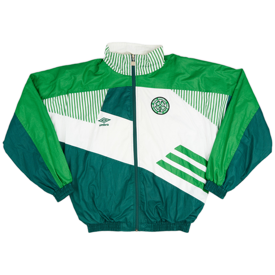 1991-92 Celtic Umbro Track Jacket - 9/10 - (S)