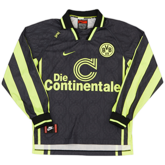 1996-97 Borussia Dortmund Away L/S Shirt - 9/10 - (S)