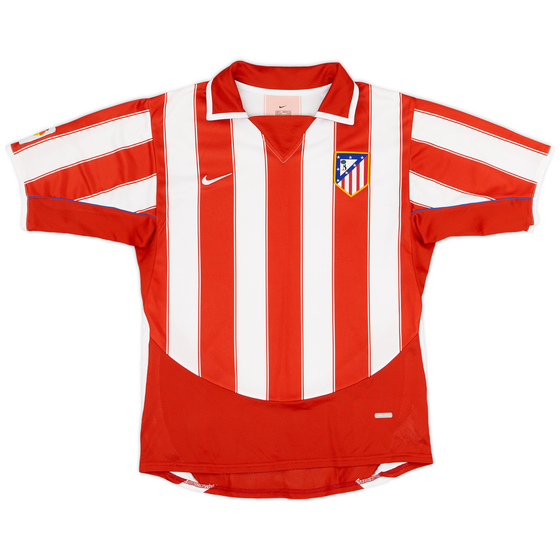 2003-04 Atletico Madrid Home Shirt - 9/10 - (S)