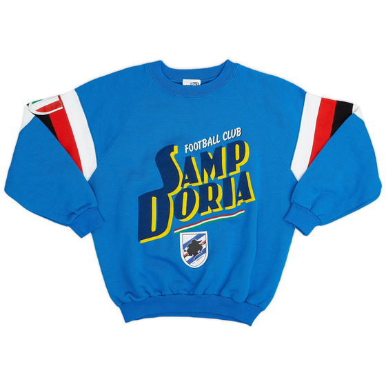 1990-91 Sampdoria Le Felpe Dei Grandi Club Sweat Top - 9/10 - (S)