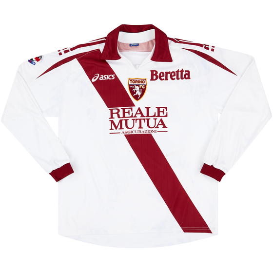 2007-08 Torino Match Issue Away L/S Shirt Bottone #29
