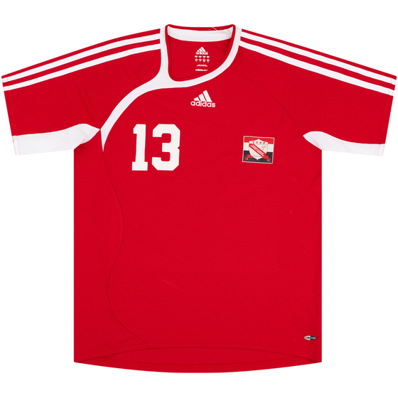2006 Trinidad & Tobago Match Issue Home Shirt #13 (Glen) v Wales