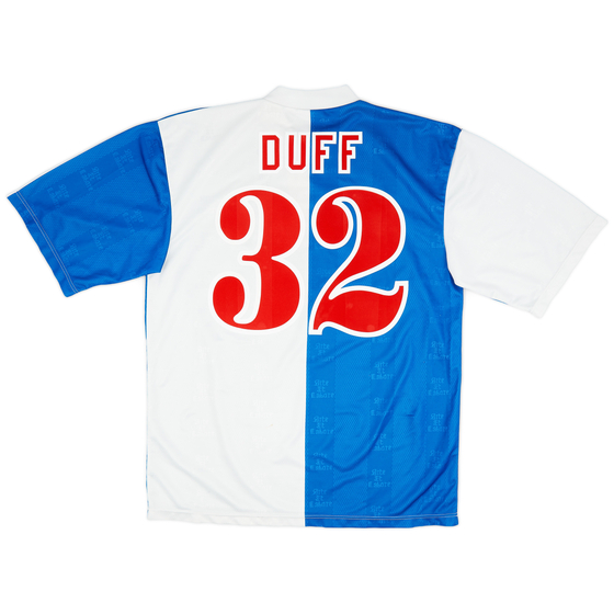 1996-98 Blackburn Home Shirt Duff #32 - 9/10 - (XL)