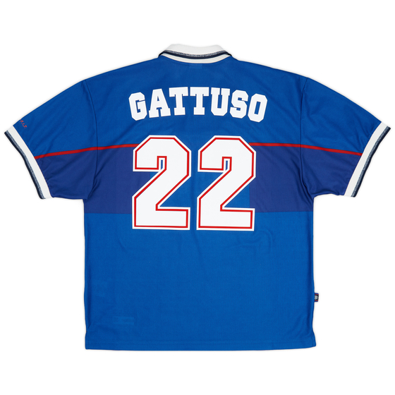 1997-99 Rangers Home Shirt Gattuso #22 - 9/10 - (M)