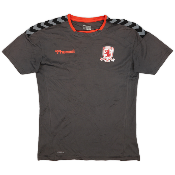 2020-21 Middlesbrough Hummel Training Shirt - 8/10 - (S)