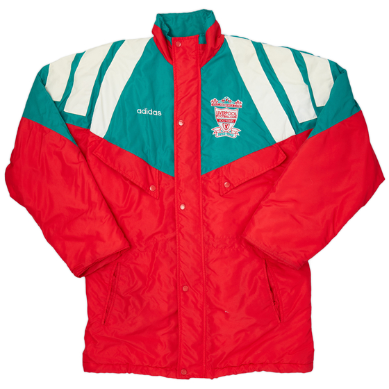1992-93 Liverpool adidas Centenary Bench Coat - 8/10 - (M/L)