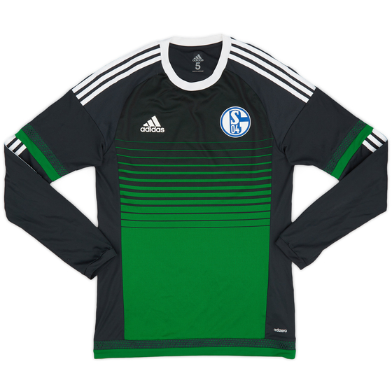 2015-17 Schalke Player Issue Third L/S Shirt - 9/10 - (S/M)