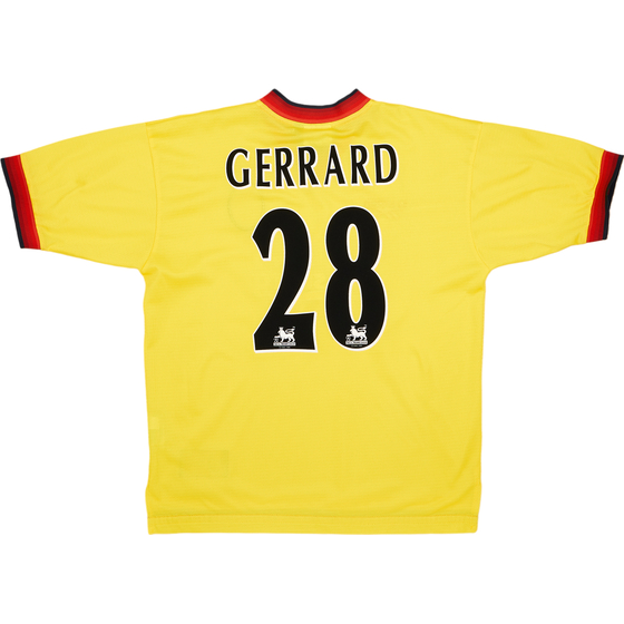 1997-99 Liverpool Away Shirt Gerrard #28 - 9/10 - (L)