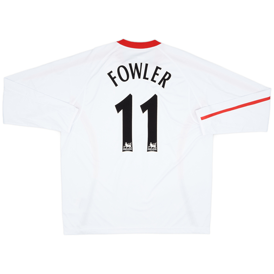 2005-06 Liverpool Away L/S Shirt Fowler #11 (XXL)