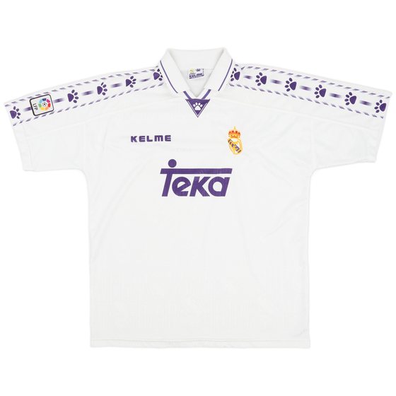 1996-97 Real Madrid Home Shirt - 8/10 - (XL)