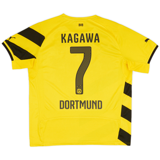 2014-15 Borussia Dortmund Home Shirt Kagawa #7 - 6/10 - (L)