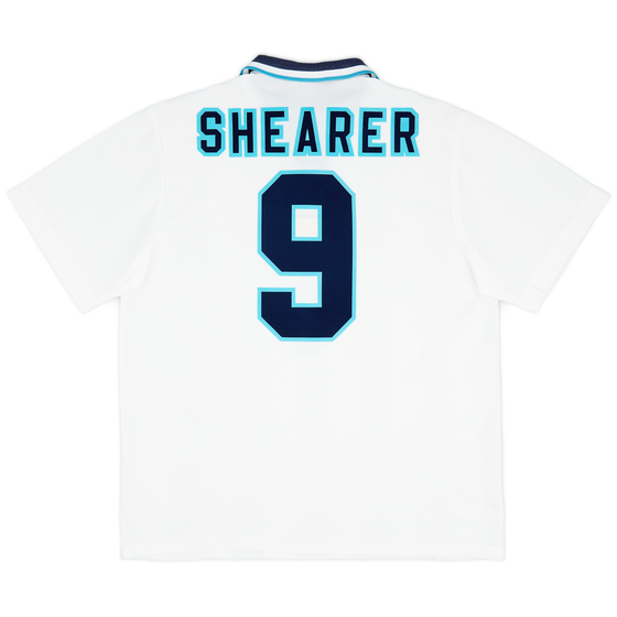 1995-97 England Home Shirt Shearer #9 - 9/10 - (XL)