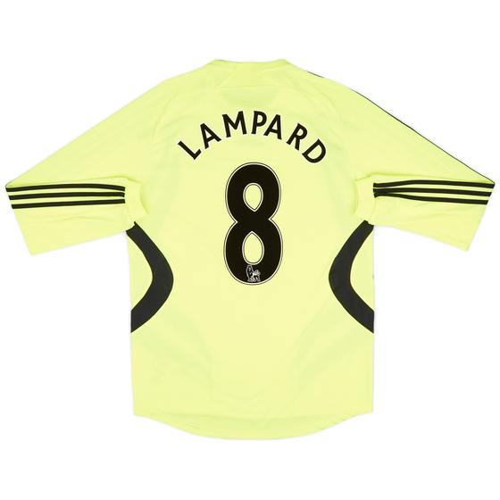 2007-08 Chelsea Away L/S Shirt Lampard #8 - 8/10 - (M)