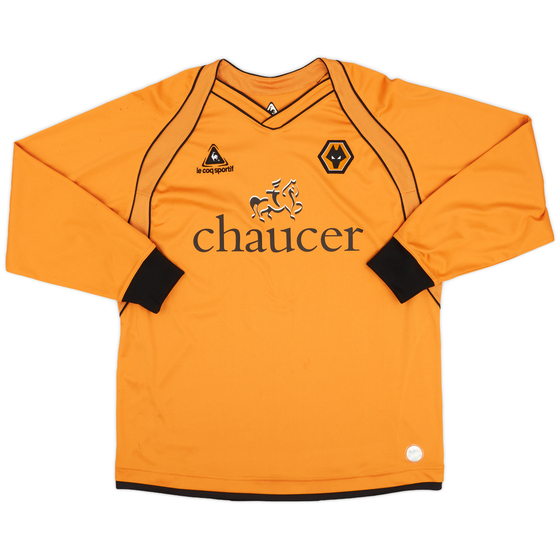 2006-08 Wolves Home L/S Shirt - 8/10 - (S)