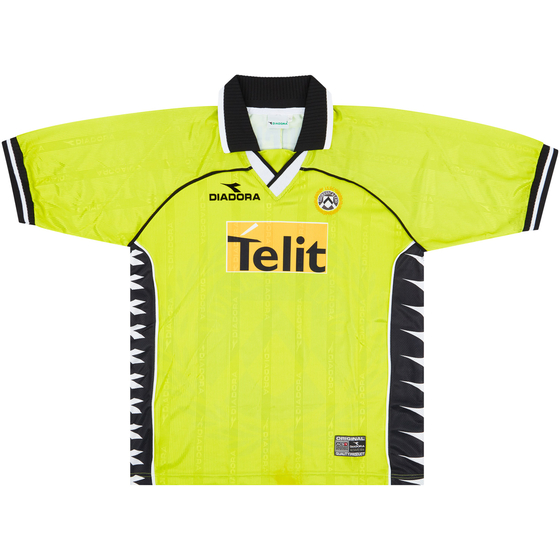 1999-00 Udinese Match Issue Away Shirt Giannichedda #16