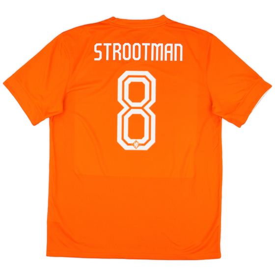 2014-15 Netherlands Home Shirt Strootman #8 - 9/10 - (L)