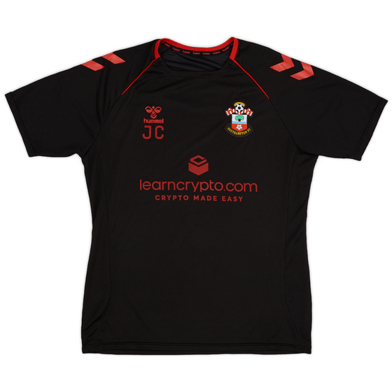 2020-21 Southampton Staff Issue Hummel Training Shirt 'JC' - 9/10 - (L)