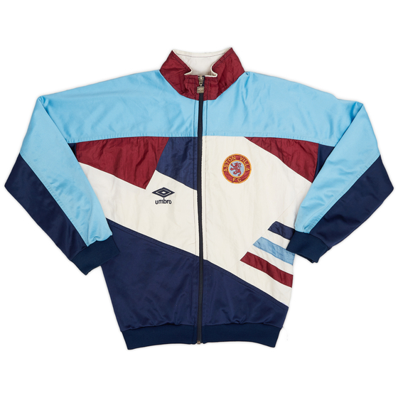 1990-92 Aston Villa Umbro Track Jacket - 6/10 - (S)