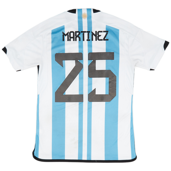 2022-23 Argentina Home Shirt Martinez #25 - 7/10 - (M)