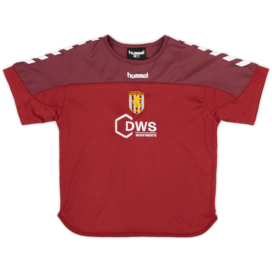 2004-05 Aston Villa Hummel Training Shirt - 8/10 - (S.Boys)