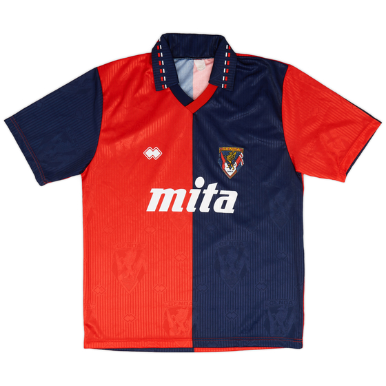 1991-92 Genoa Home Shirt - 8/10 - (XL)