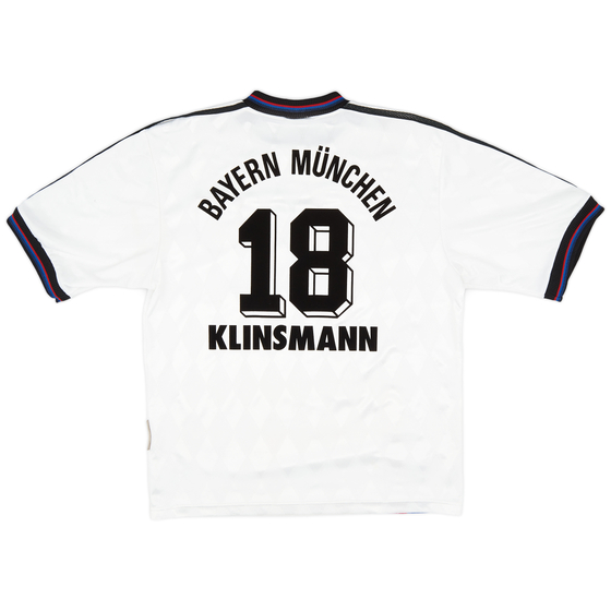 1996-98 Bayern Munich Away Shirt Klinsmann #18 - 6/10 - (M)