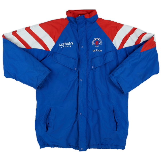 1992-94 Rangers adidas Padded Bench Coat - 8/10 - (L)