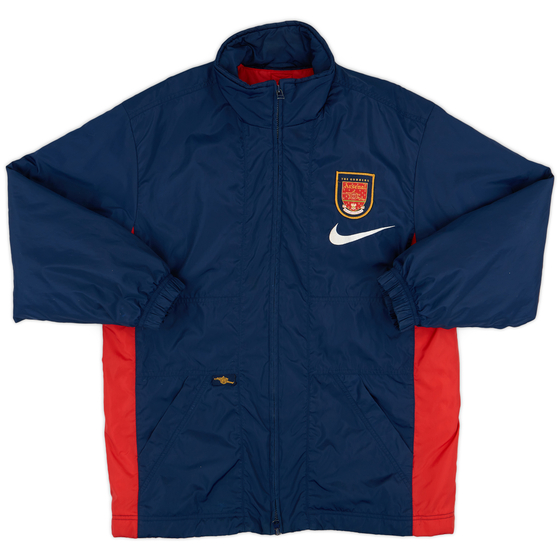 1996-98 Arsenal Nike Padded Bench Coat - 7/10 - (S)